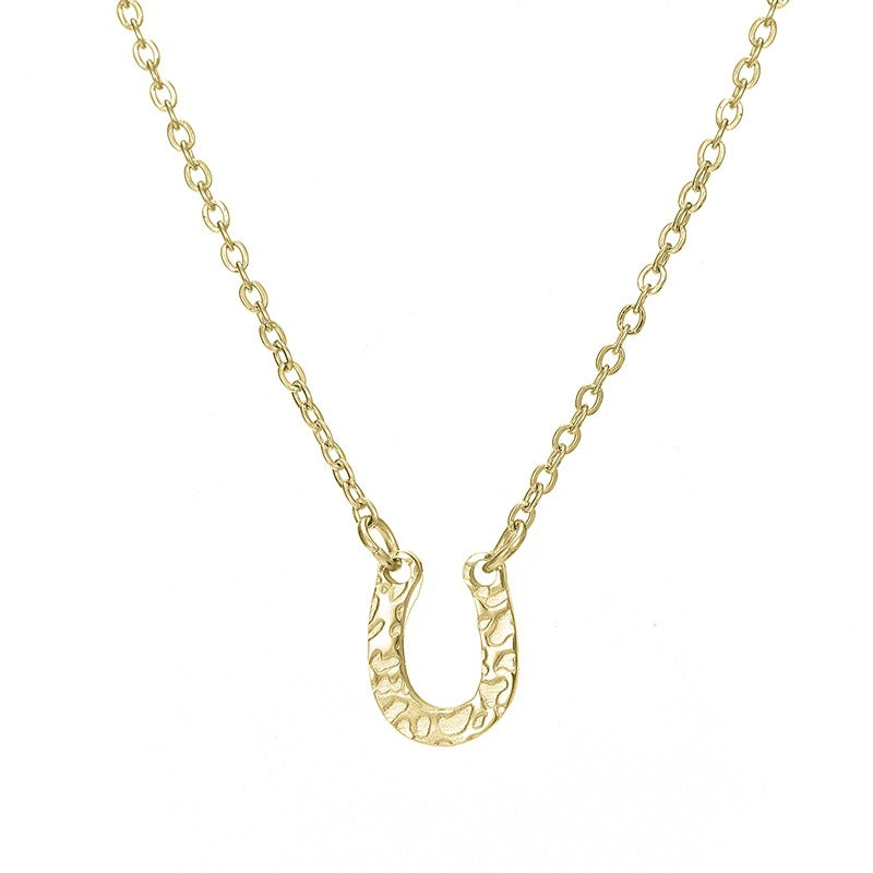 Lamia Horseshoe Pendant Necklace