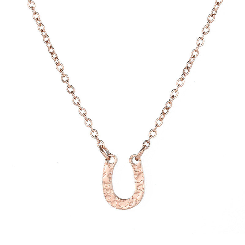 Lamia Horseshoe Pendant Necklace