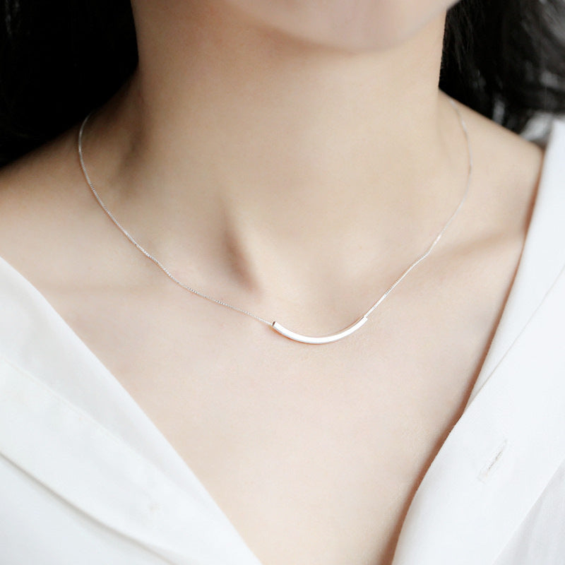 Ina Silver Keybone Necklace