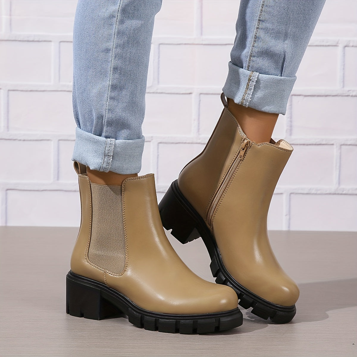 Chunky Sole Boots