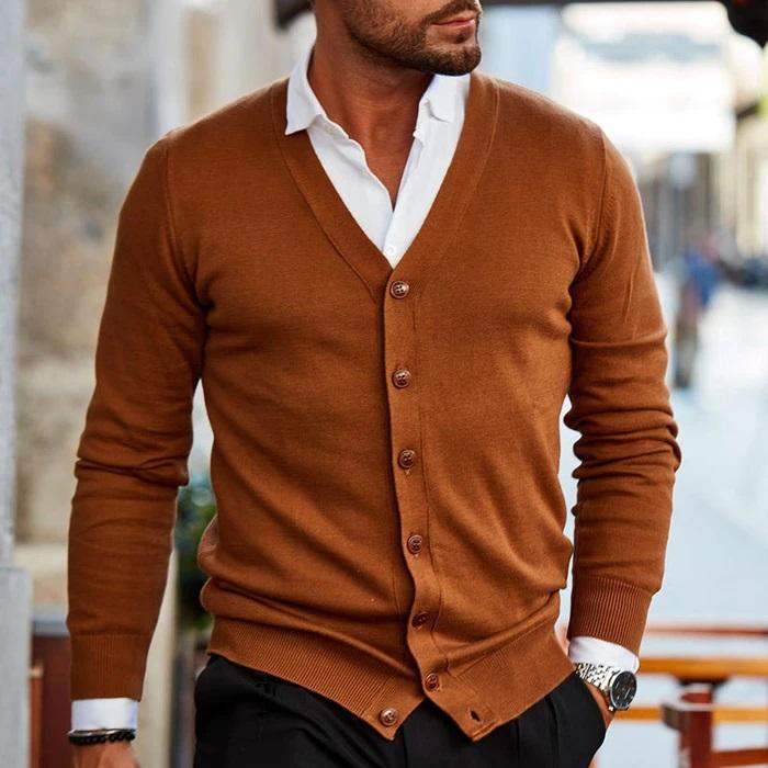 Dan - Casual Cardigan voor Heren