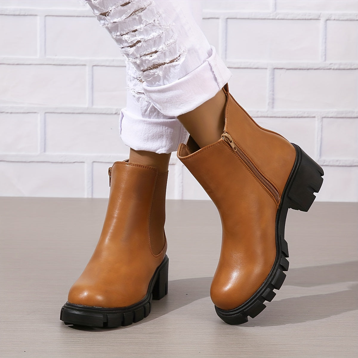 Chunky Sole Boots