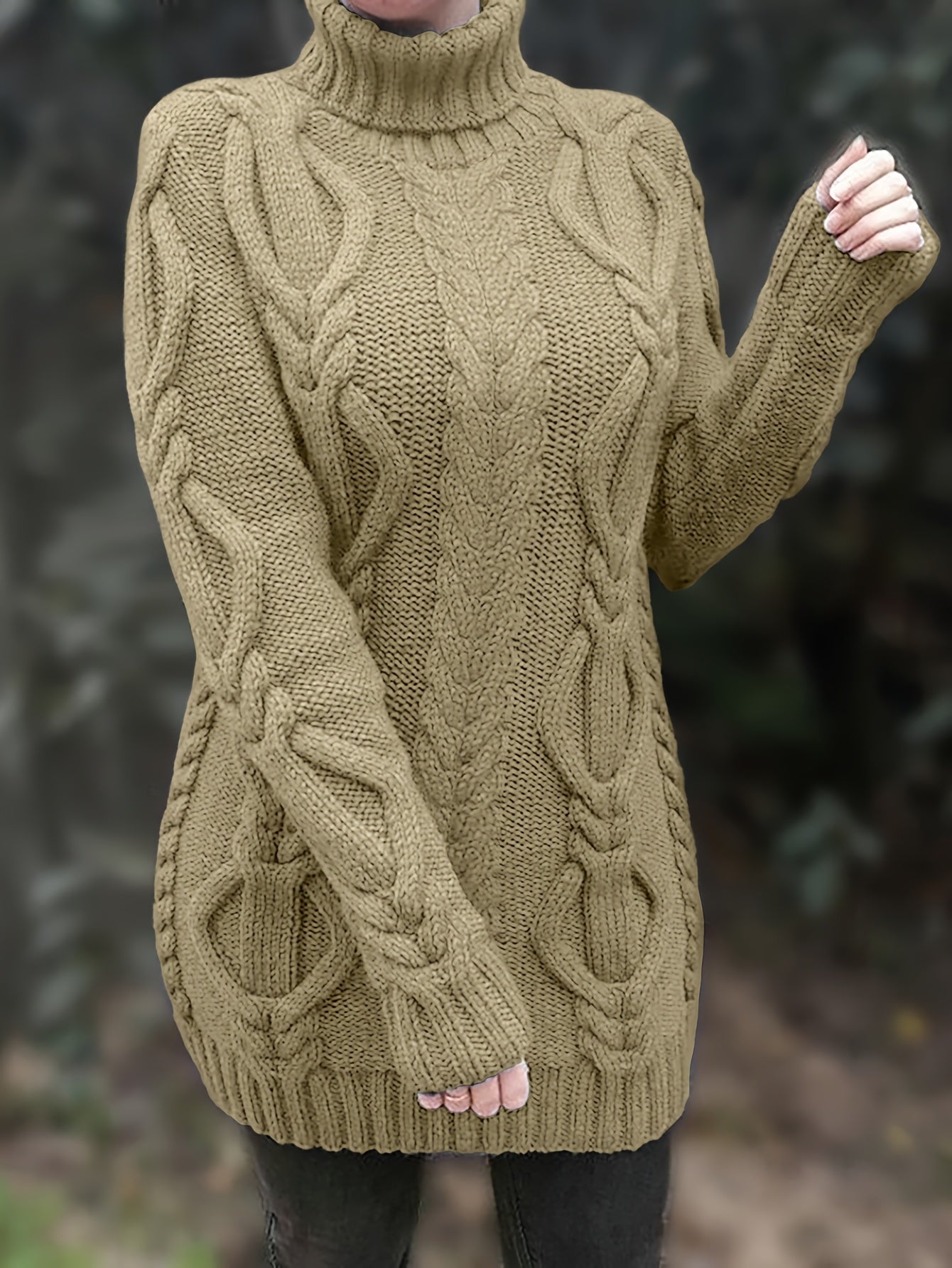 Chunky Cable Knit Trui