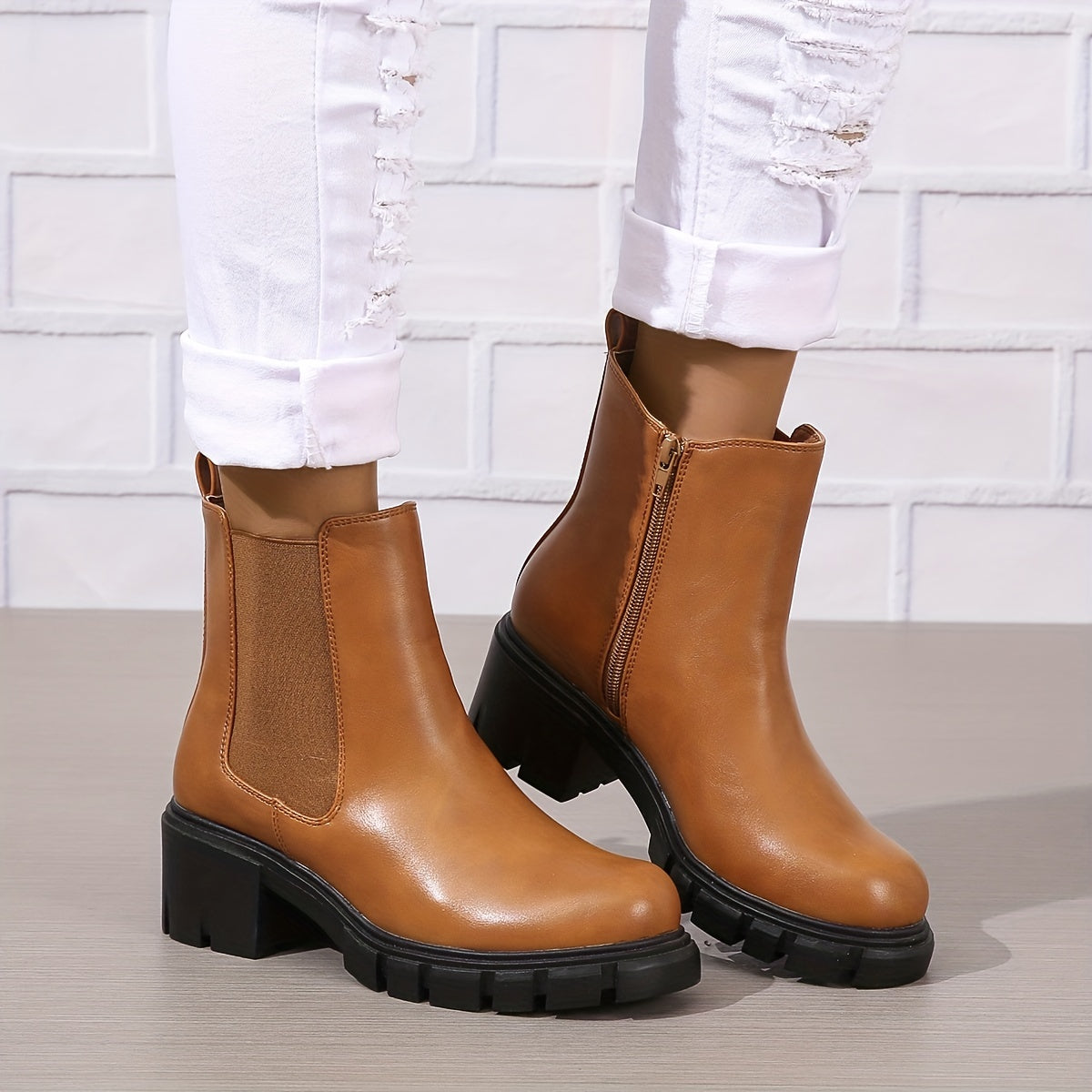 Chunky Sole Boots