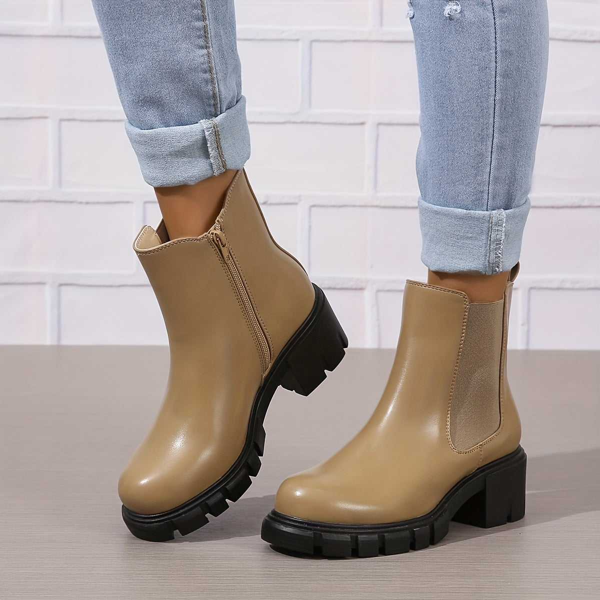 Chunky Sole Boots