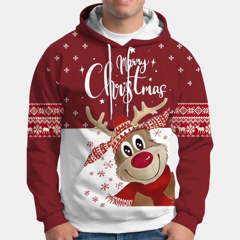 Laurens - Casual Kerst Hoodies voor Heren