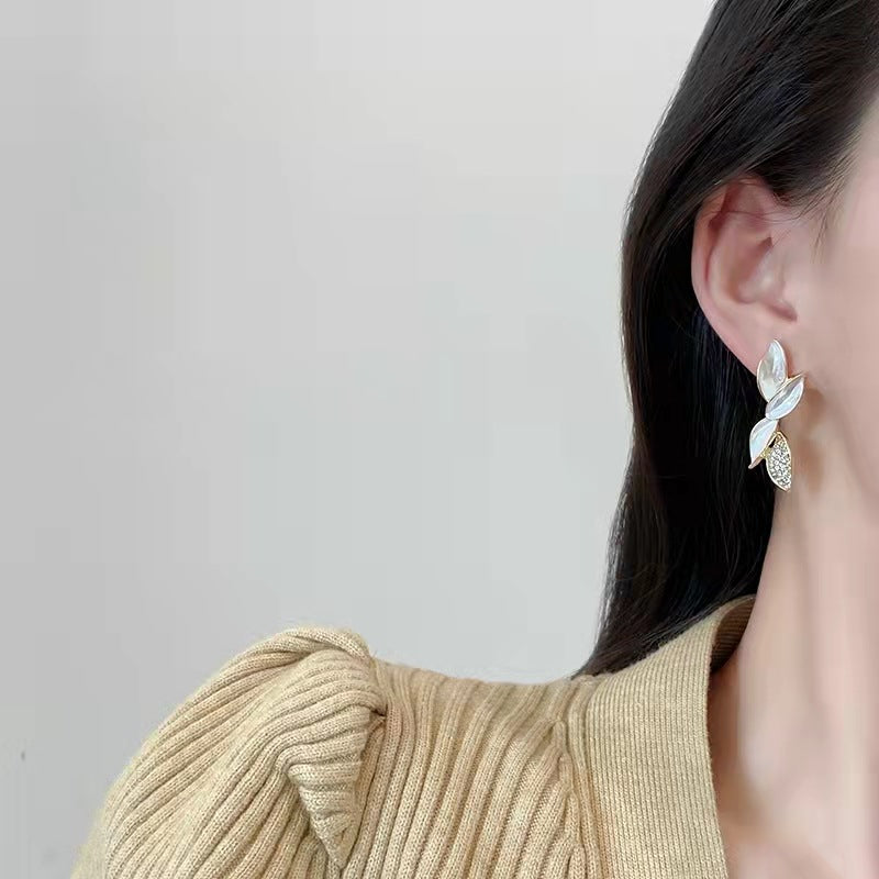 Stacked Flower Earrings