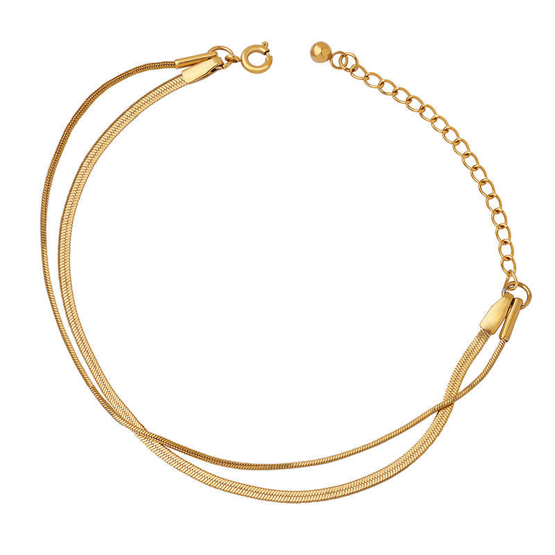 Classia Double Layer Gold Bracelet