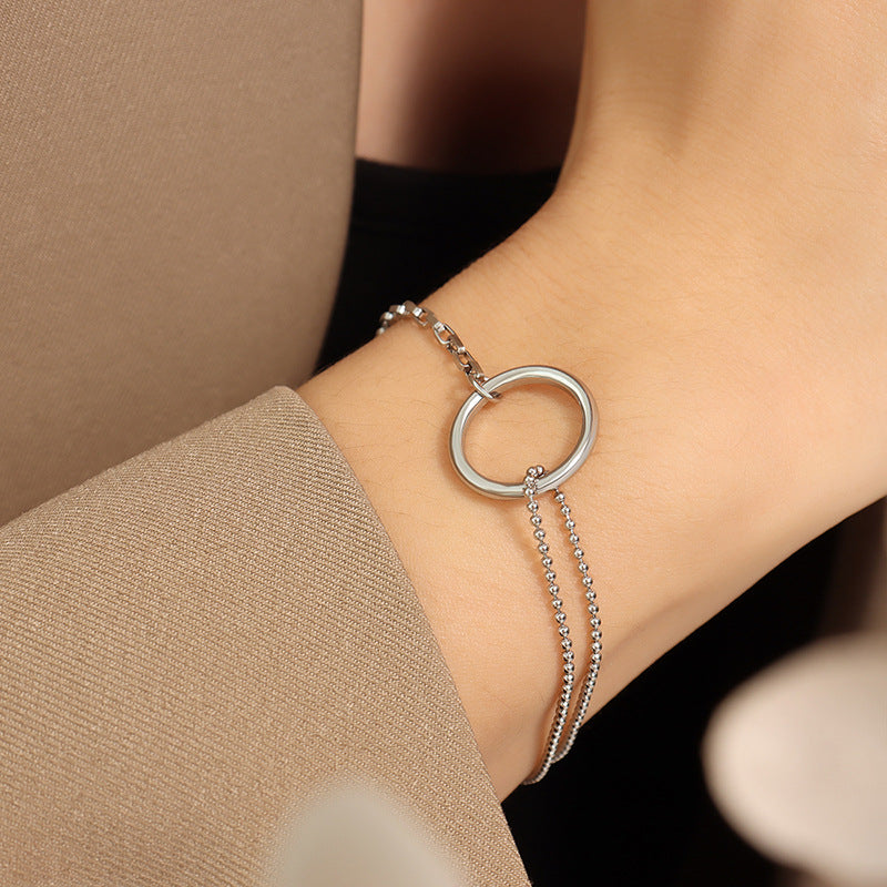 Luria Gold Hoop Bracelet