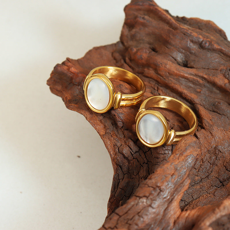 Belle Gold Sea Shell Ring