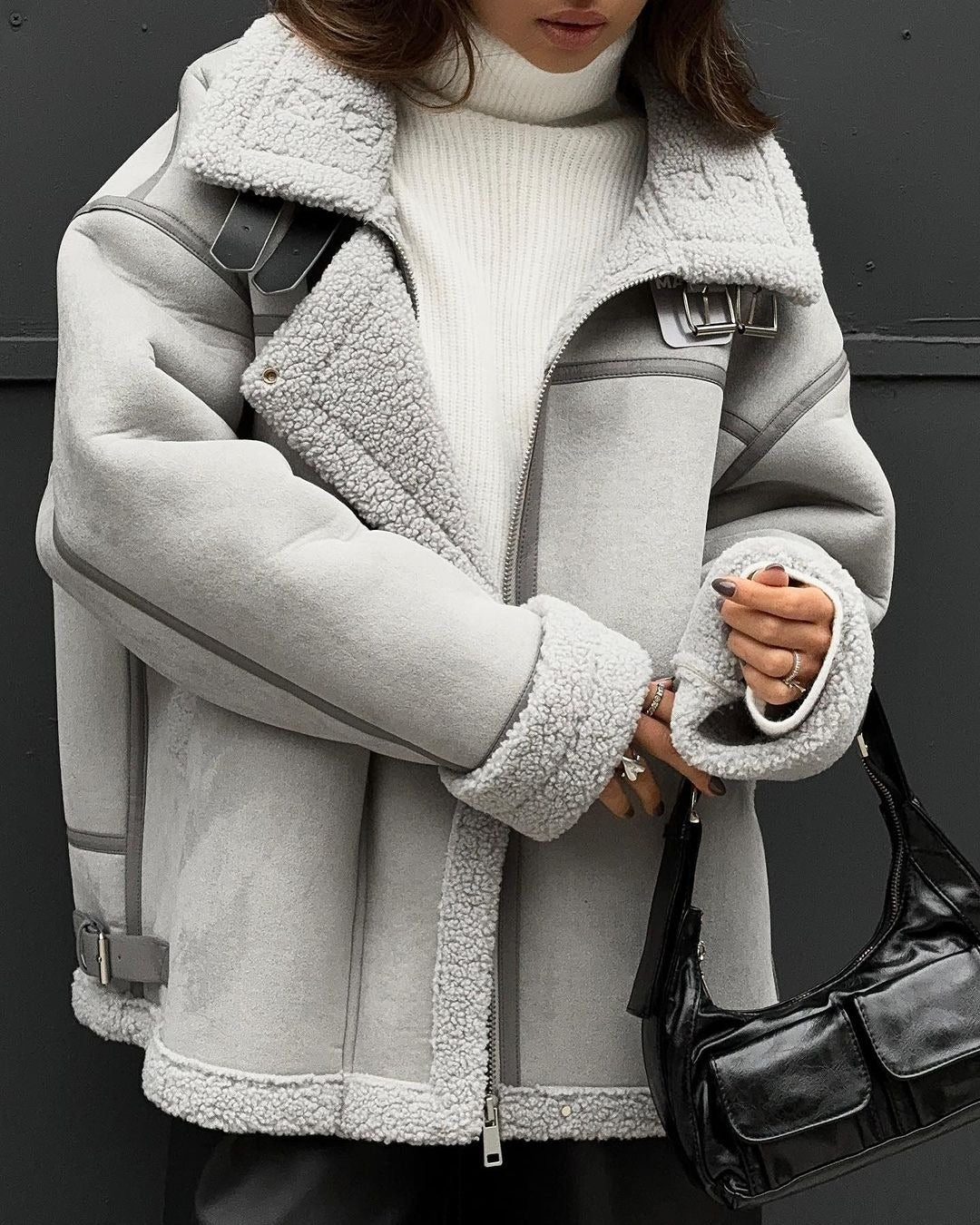 Shearling Aviator Jas