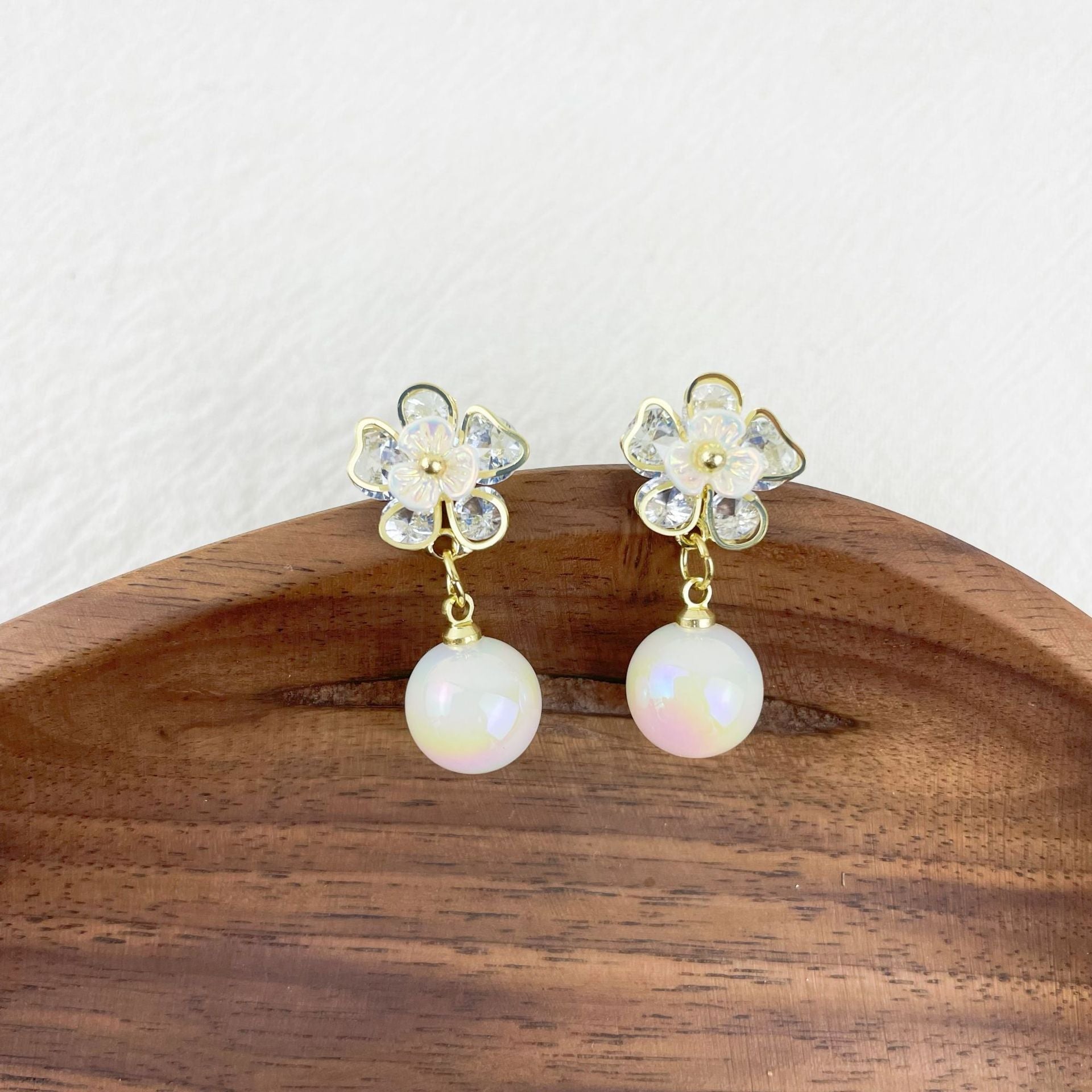 Pearl Blossom Earrings