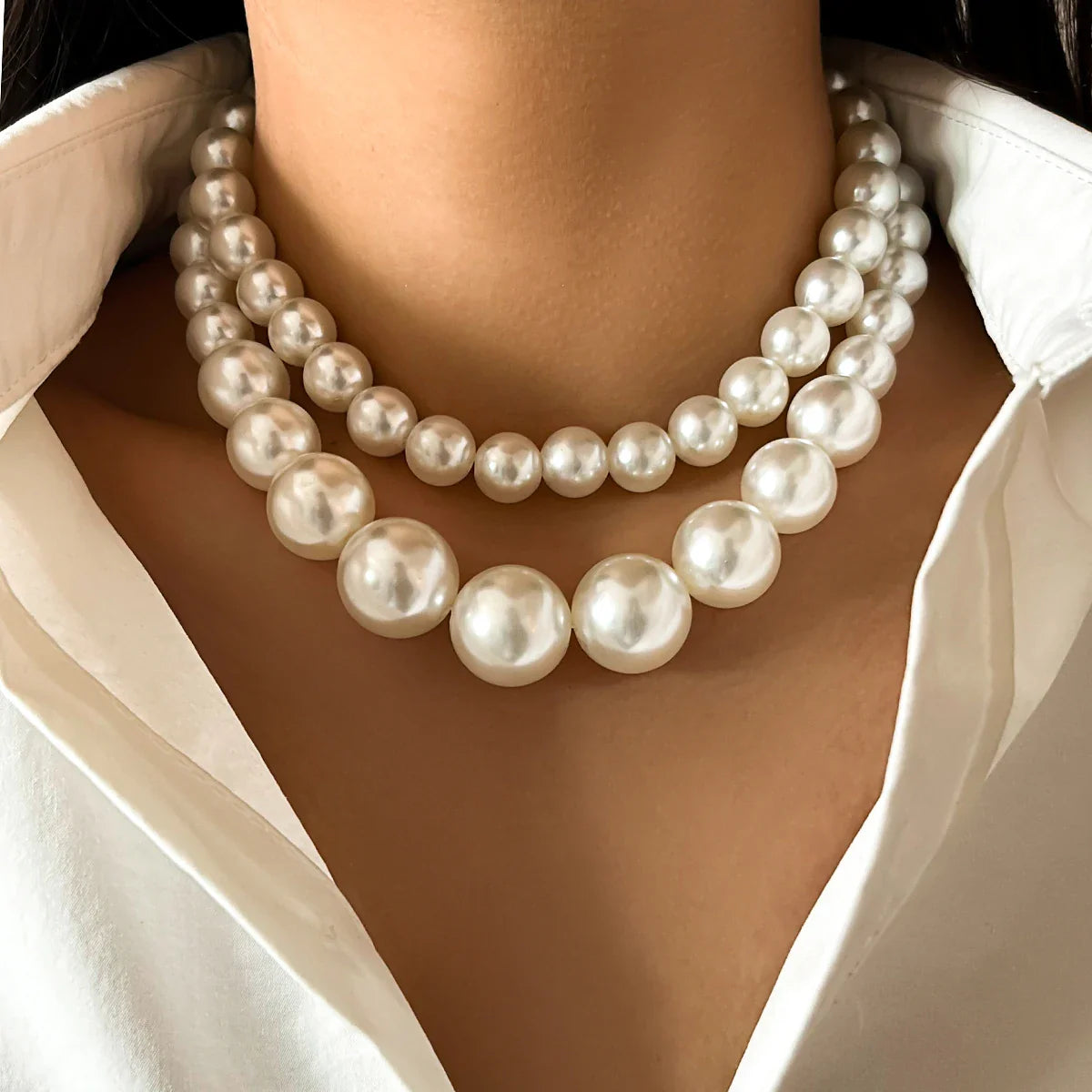 Elegant 2Pcs Pearl