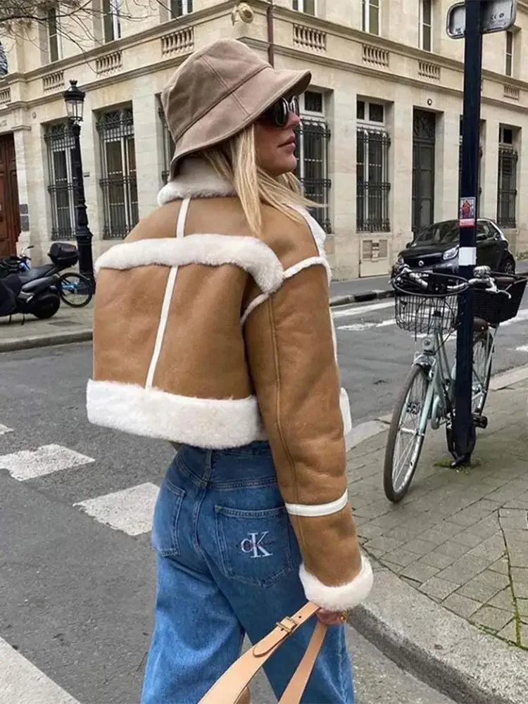 Korte Shearling Jas