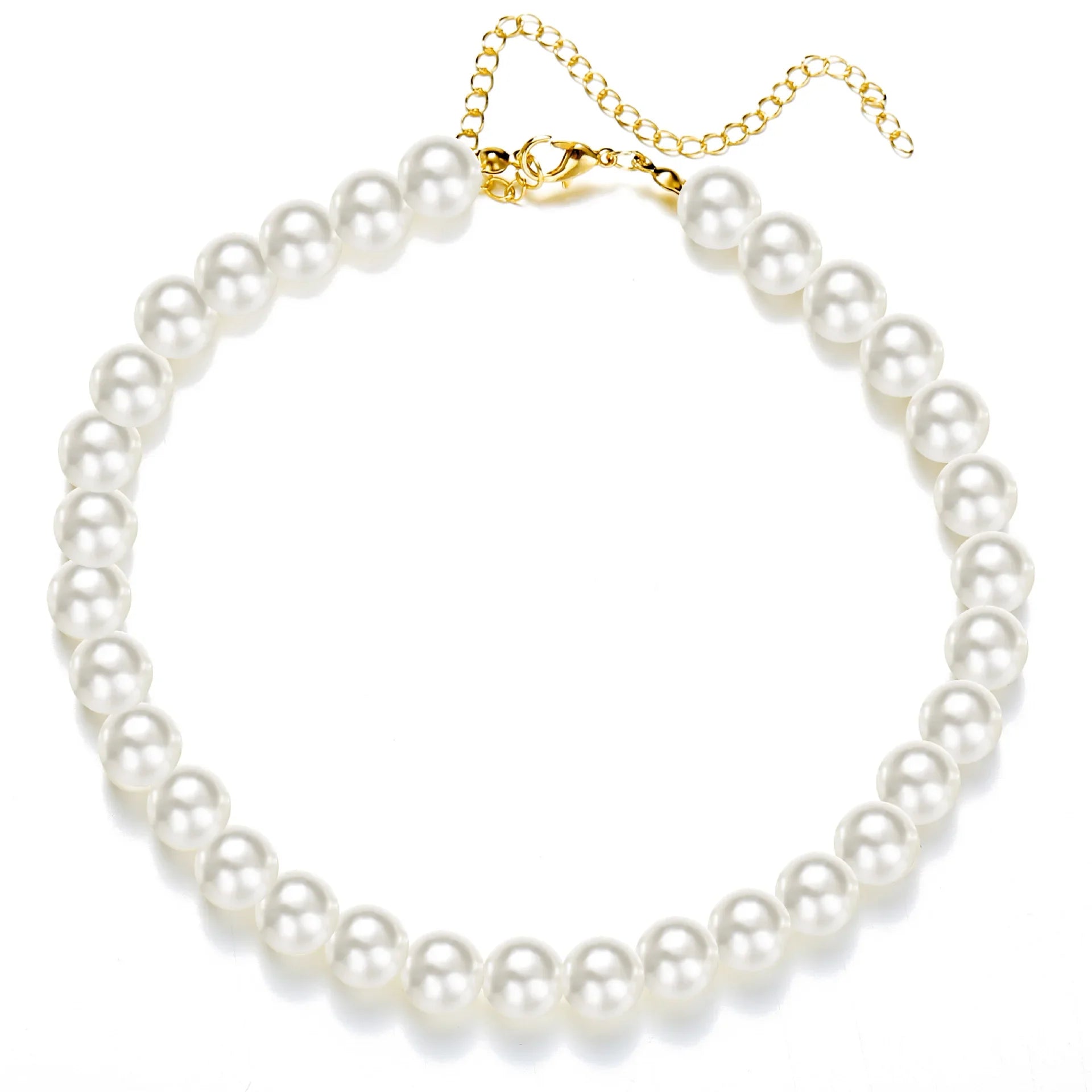 Pearl Chain Necklace For