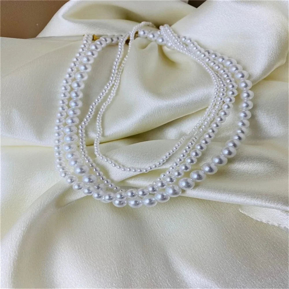 Pearl Chain Necklace For