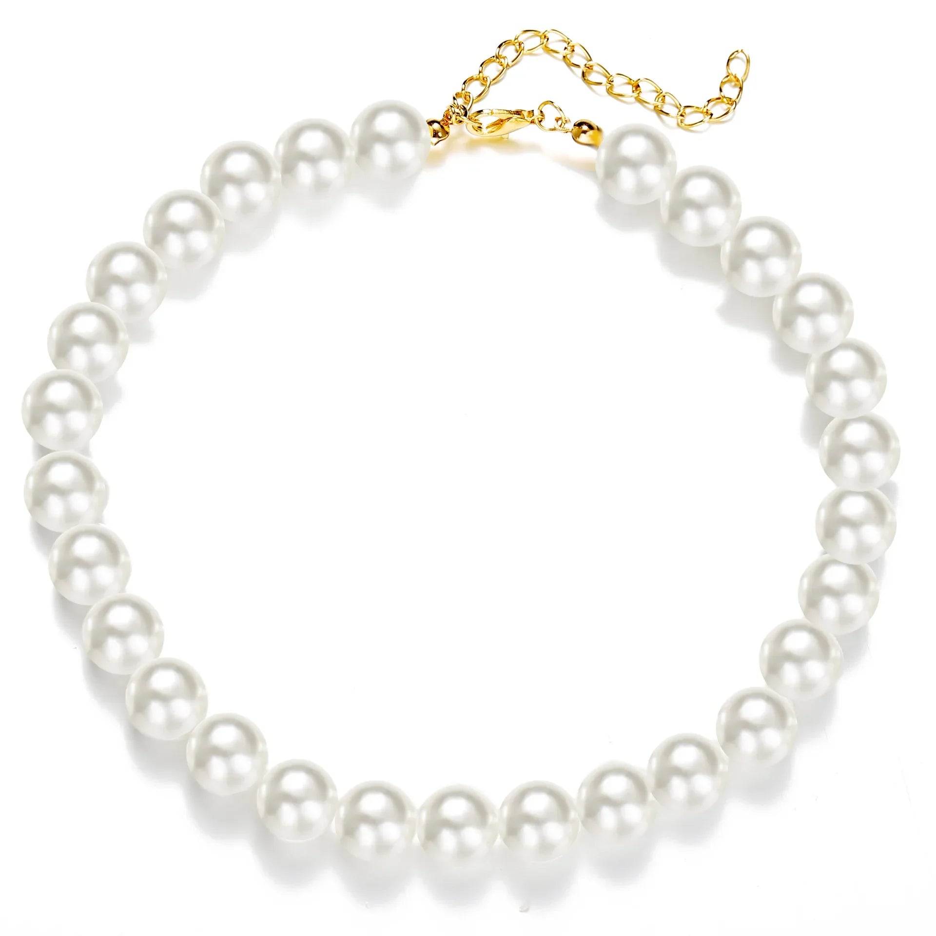 Pearl Chain Necklace For