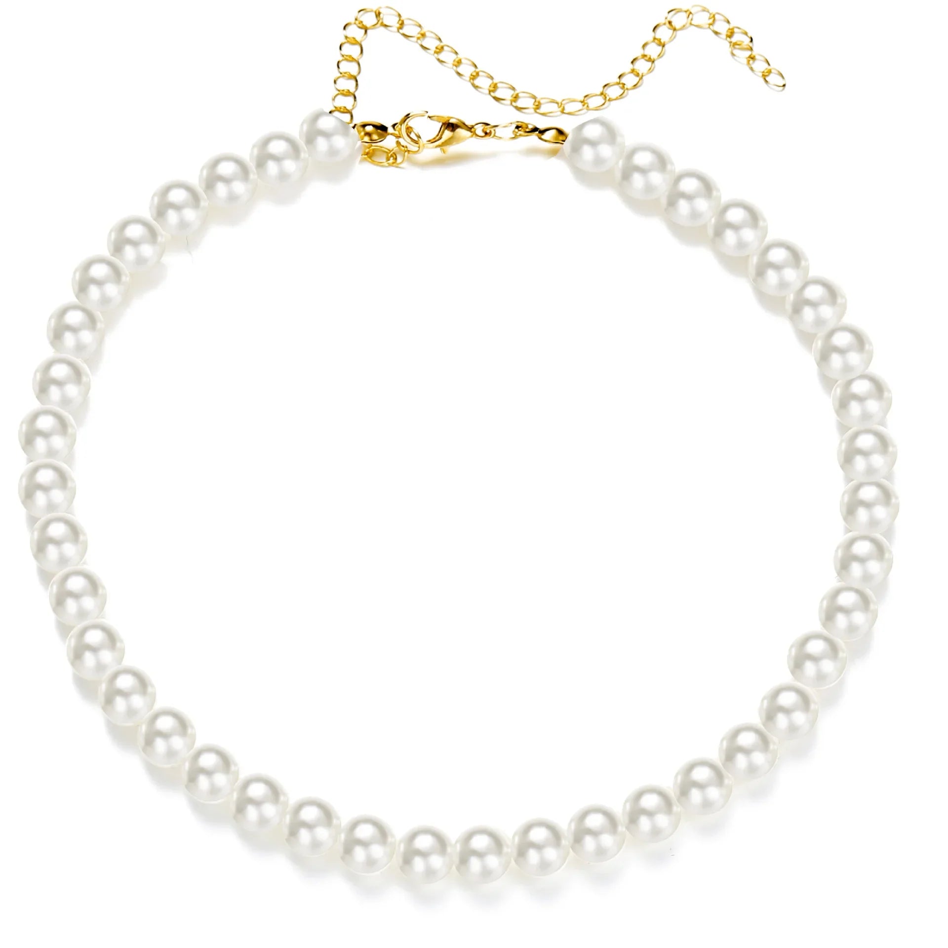 Pearl Chain Necklace For