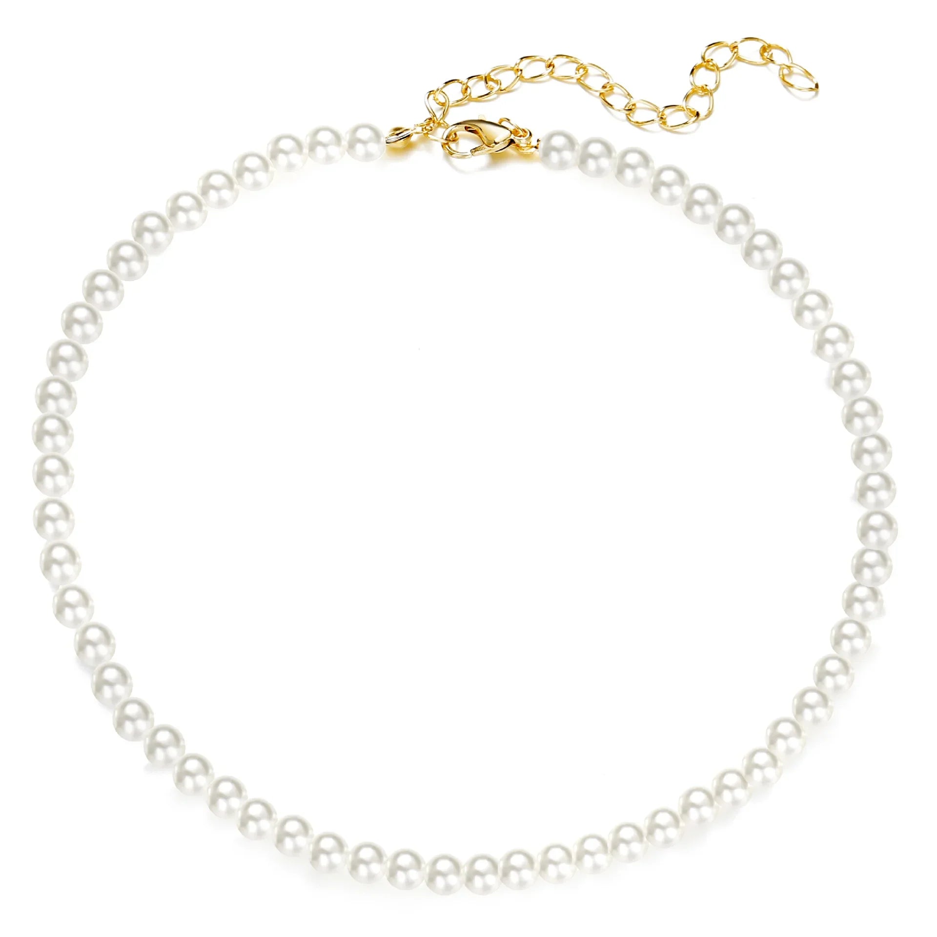 Pearl Chain Necklace For