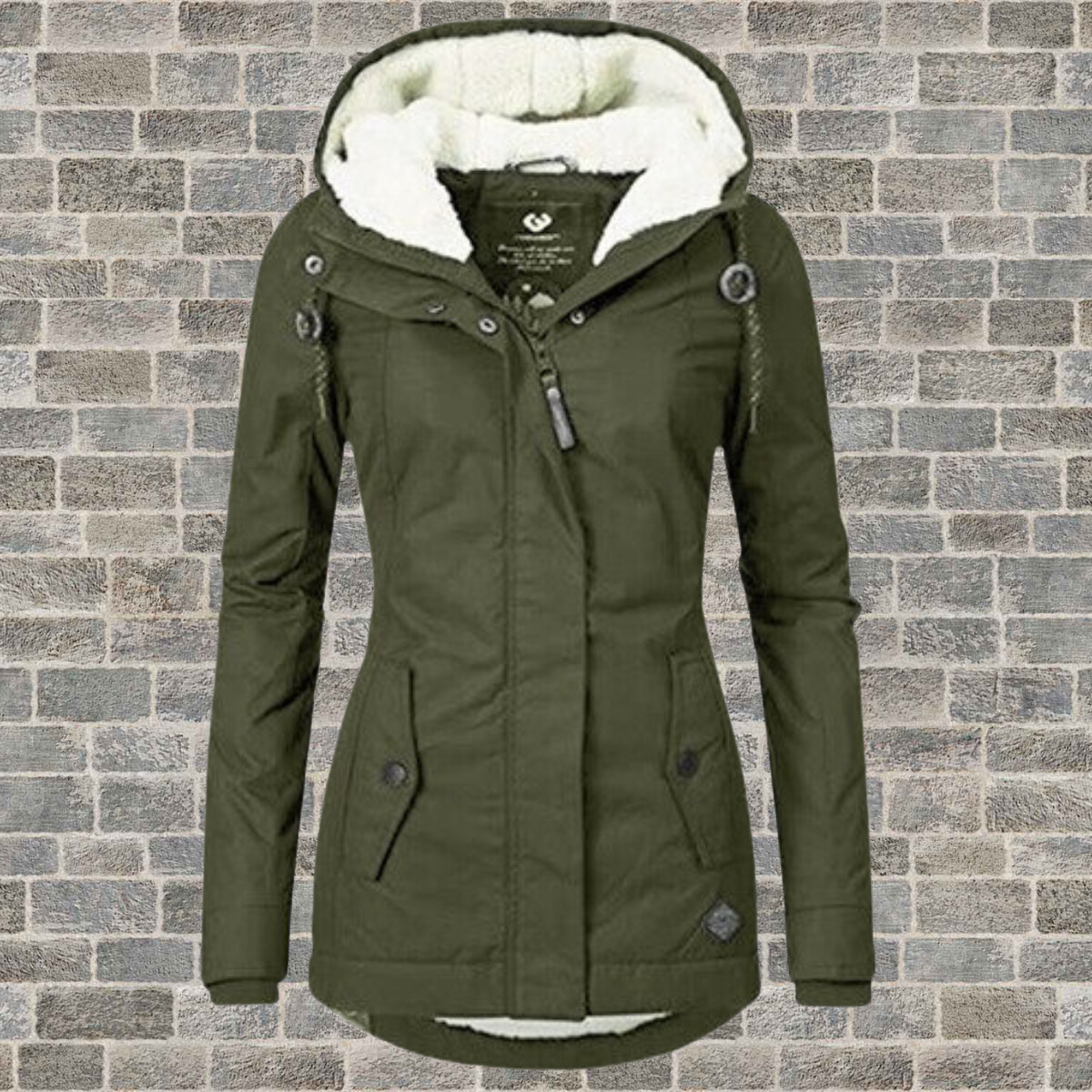 Fleece-Lined Hooded Jacket