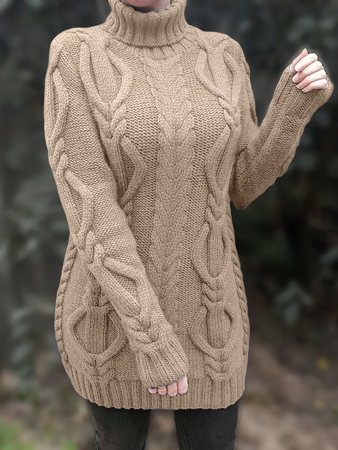 Chunky Cable Knit Trui