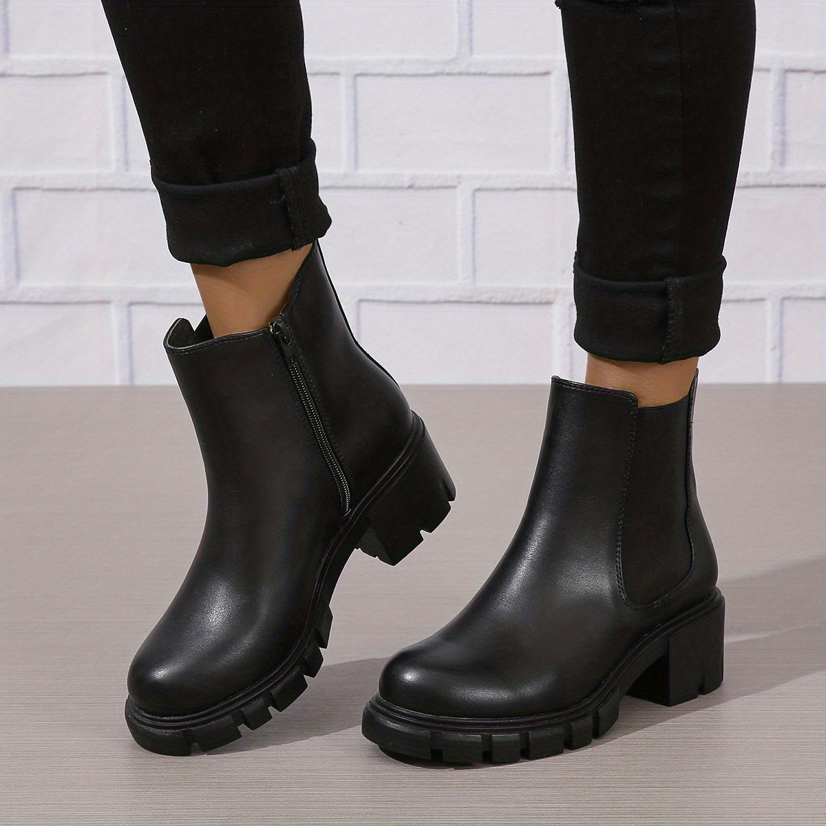 Chunky Sole Boots