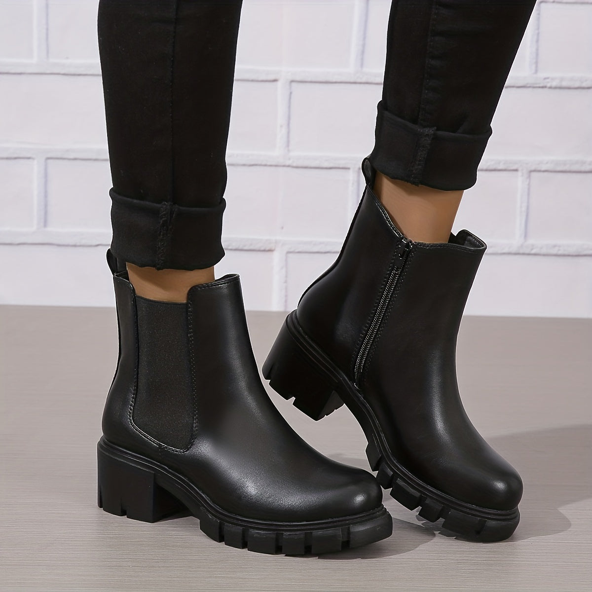 Chunky Sole Boots