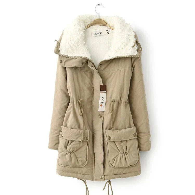 Sherpa gevoerde parka met capuchon