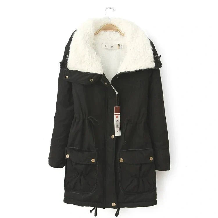 Sherpa gevoerde parka met capuchon