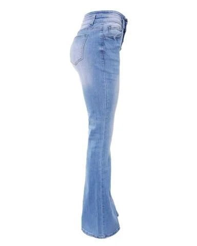 Bella - Elegante jeans met hoge taille - Kolua