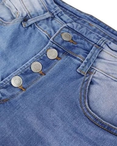 Bella - Elegante jeans met hoge taille - Kolua