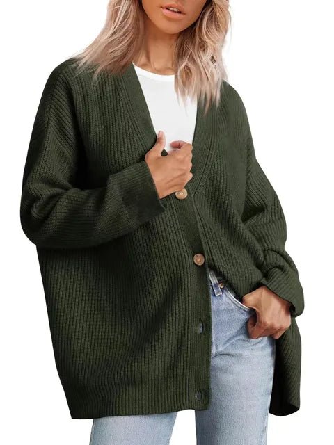 Cashmere V-hals cardigan - Kolua