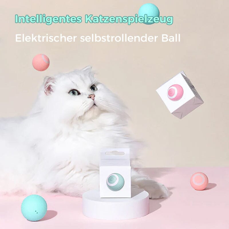 MeowMotion - De slimme, elektrische speelbal die automatisch rolt en draait voor uren kattenplezier. - Kolua