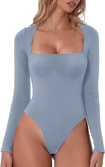 Quiin™ - Longsleeve Body met vierkante hals - Kolua