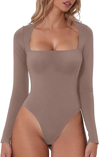 Quiin™ - Longsleeve Body met vierkante hals - Kolua